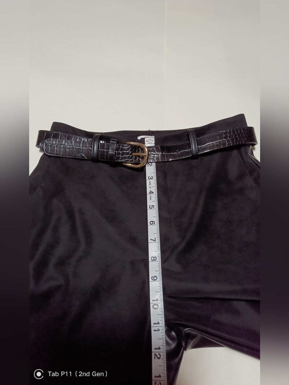 Gianni Bini Black Wide-Leg Velvet Pants - Picture 12 of 16